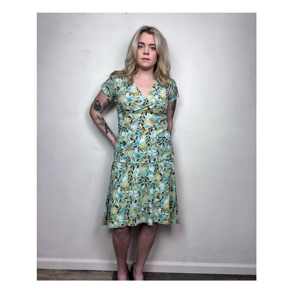 J. Jill Botanical Skirt Set size Medium - Picture 1 of 15
